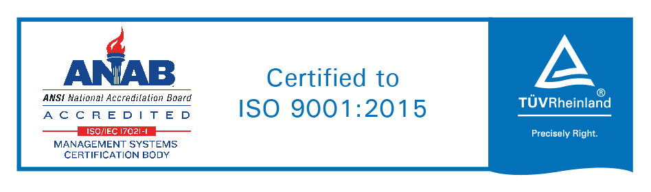 Arnold Magnetics Corporation is ISO 9001:2015 certified with TUV Rheinland of North America